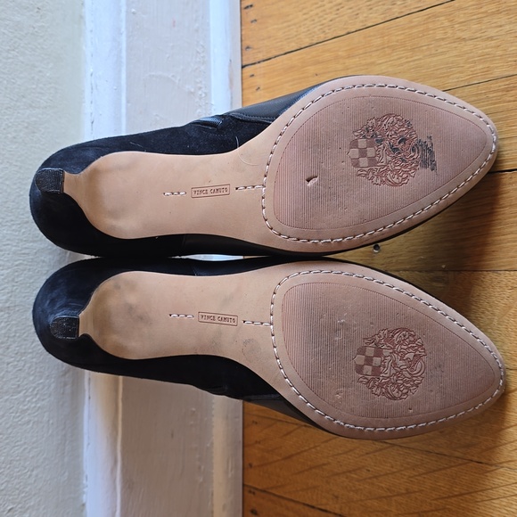 Vince Camuto, Velino Black Ankle Boots, Leather, EUC, Women's 10 - Picture 14 of 16